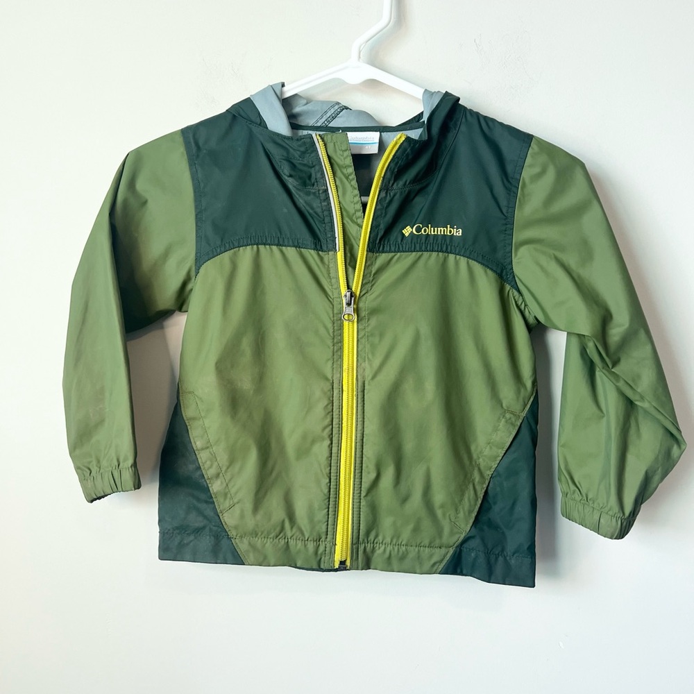 Columbia Kids Green Raincoat